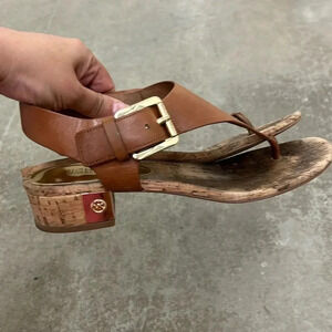 Michael kors brown  leather sandals